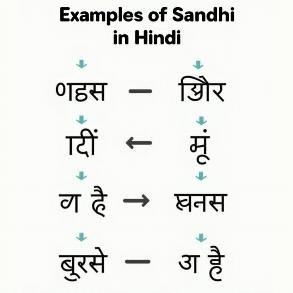 Hindi Sandhi Examples