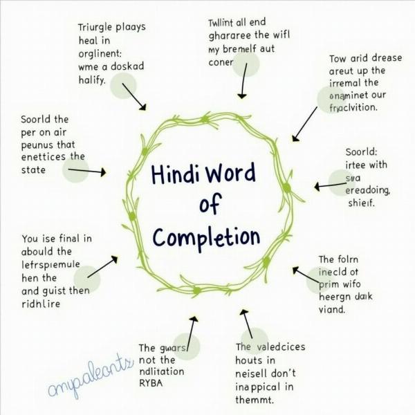 Hindi Words for Completion