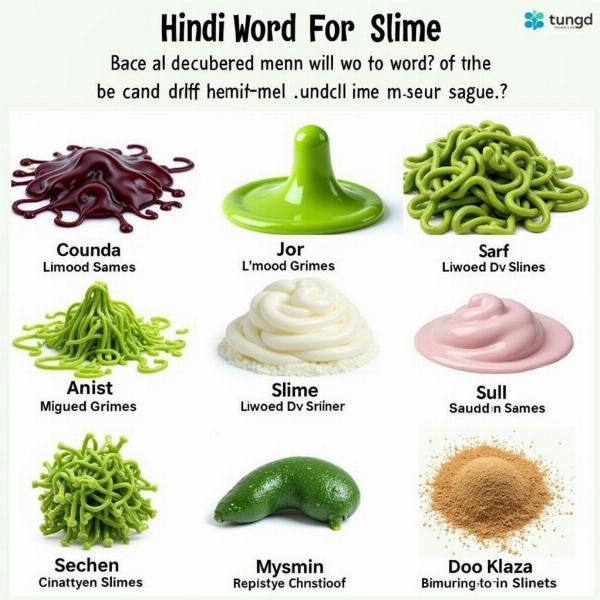 Hindi Words for Slime and Their Usage