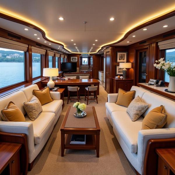 Luxury Houseboat Interior