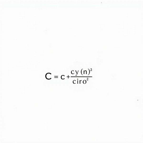 Example of indefinite integration with arbitrary constant