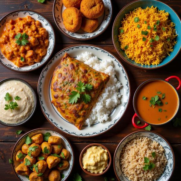 Variety of Indian Regional Foods