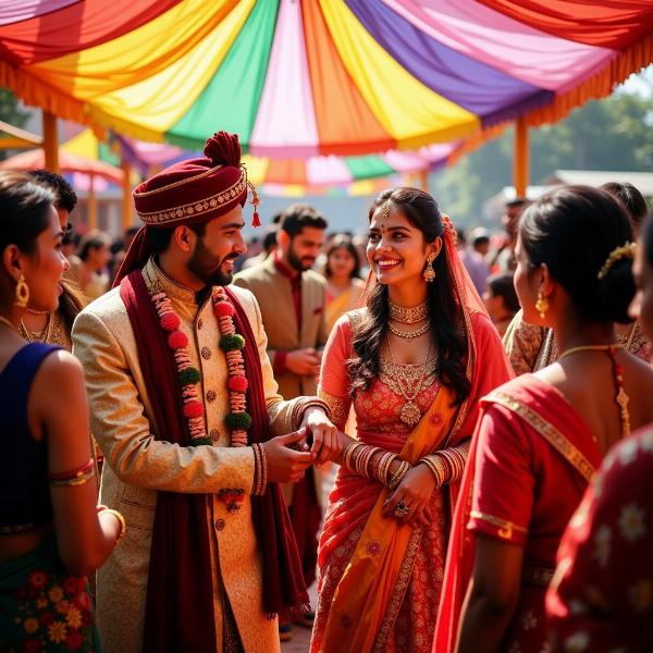 A Behad Aakarshak Indian Wedding