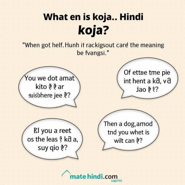 Understanding Koja in Context