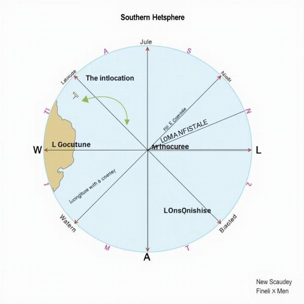 Latitude and Longitude in the Southern Hemisphere