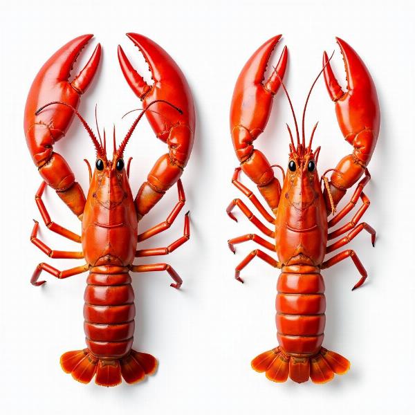 Visual Comparison Between a Lobster and a Jheenga (Prawn)