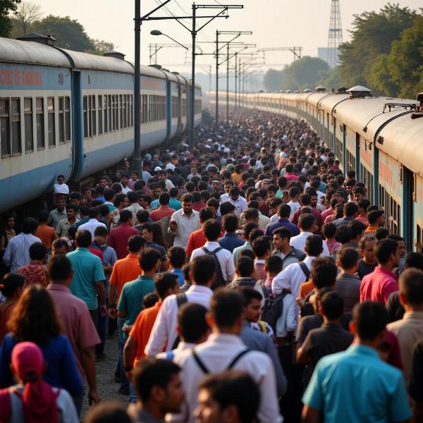 Local Train in India