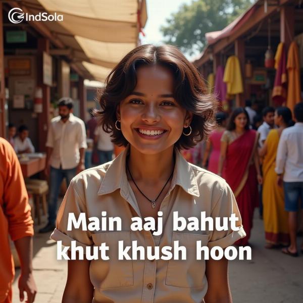 Main Aaj Bahut Khush Hoon - Expressing Happiness in Hindi