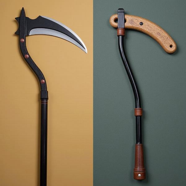 Modern vs Traditional Scythe