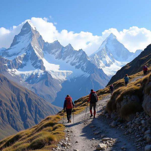 Trekking in the Himalayas