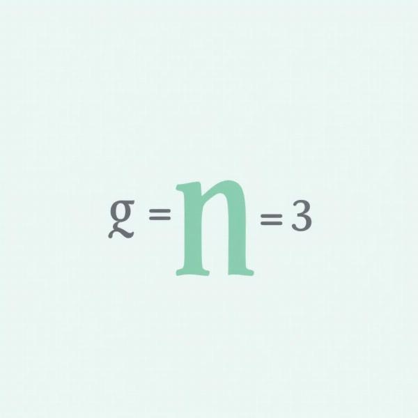 N in Mathematical Equations