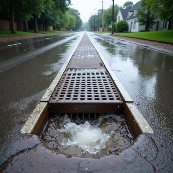 Overflowing Street Drain Nali