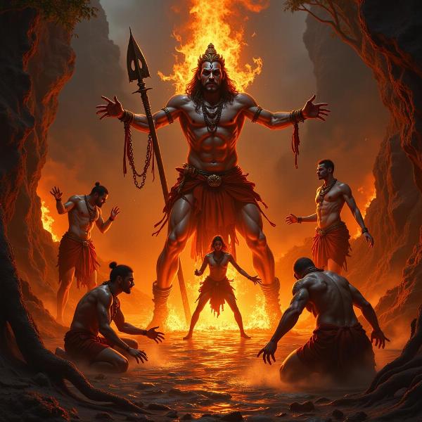 Narak, the Hindu concept of Hell