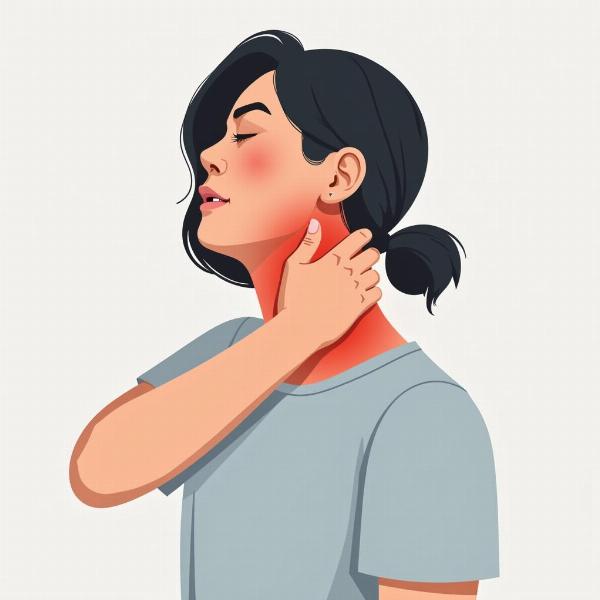 Illustration of Neck Pain