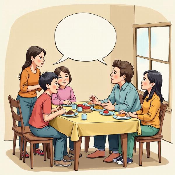 Not Present Meaning in Hindi: Family Setting