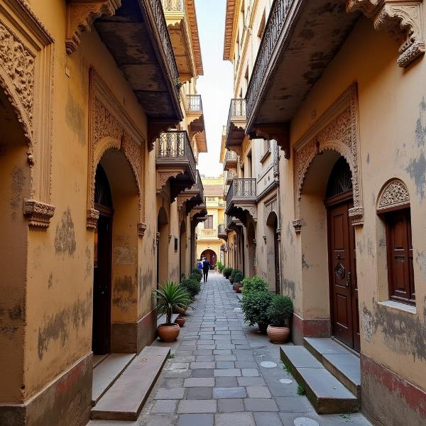 Old Buildings in Indian Alleys