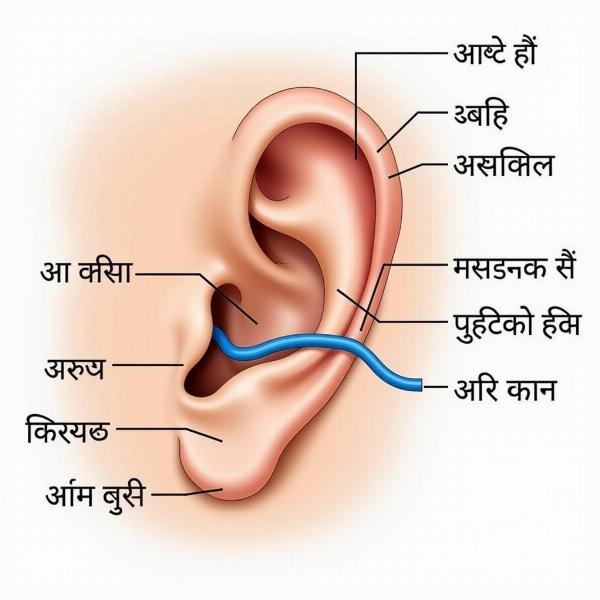 Otology Diagram in Hindi