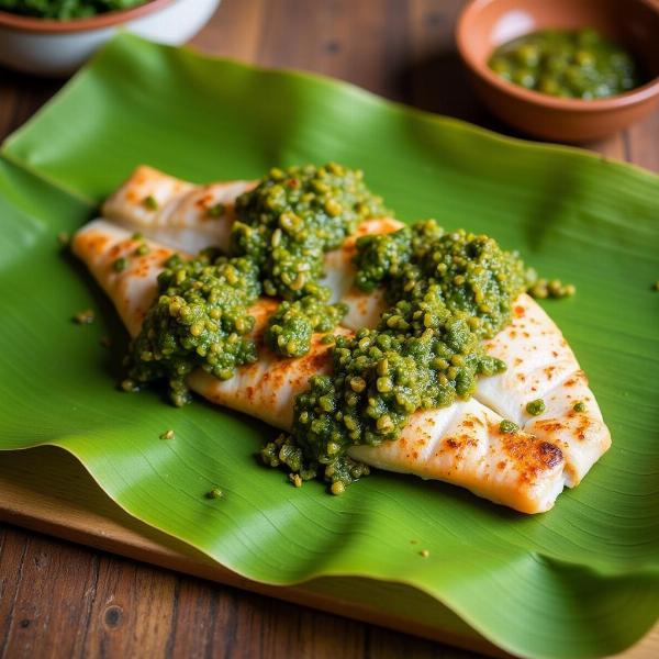 Preparing Patrani Fish