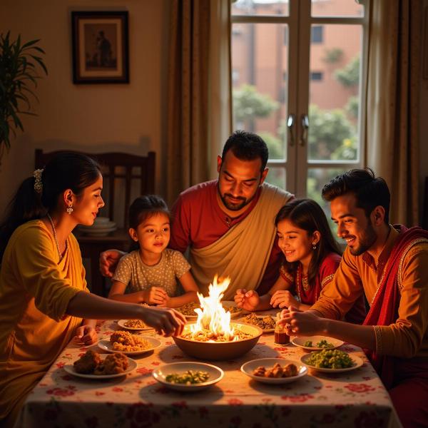 Indian Family Gathering