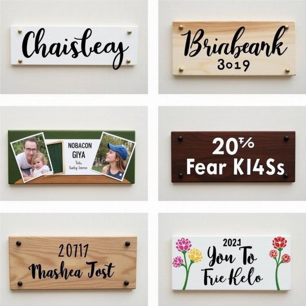 Personalized Home Name Plate Ideas