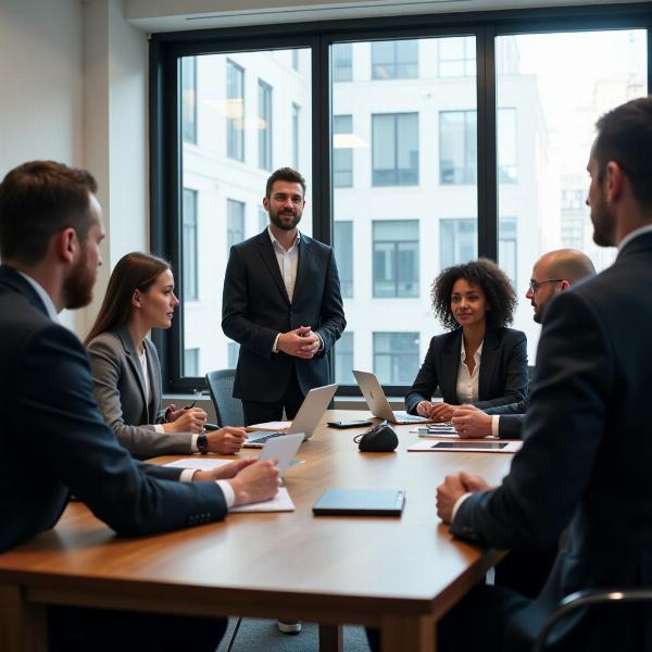 Key Personnel in a Meeting