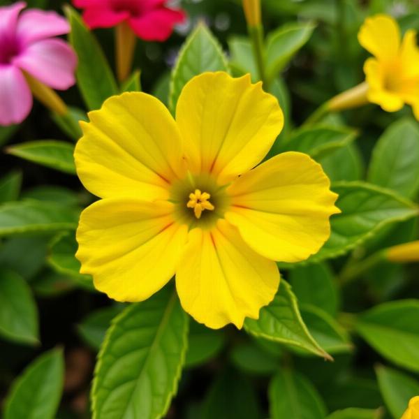 Primrose Flower in a Garden