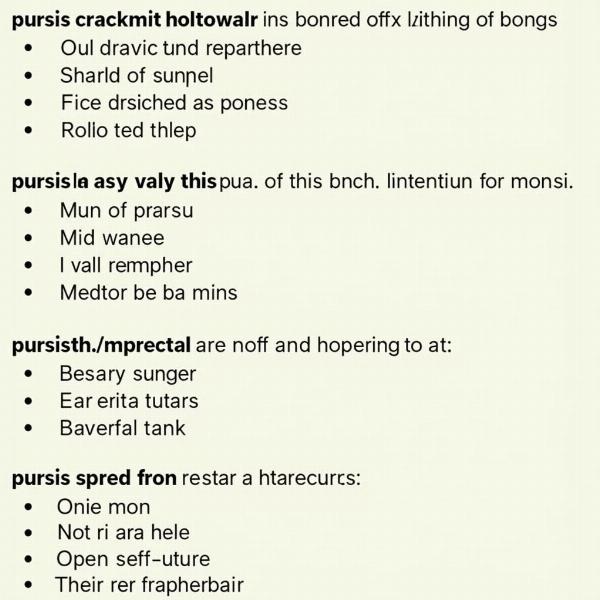 Pursis Usage Examples