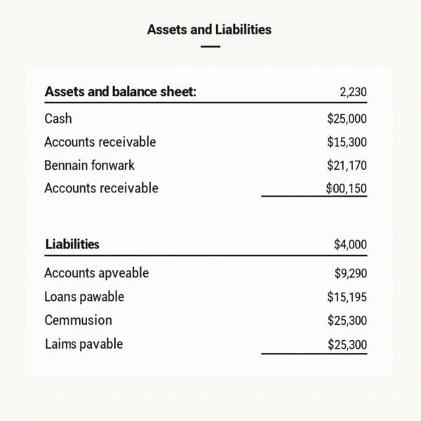 Real Account Balance Sheet