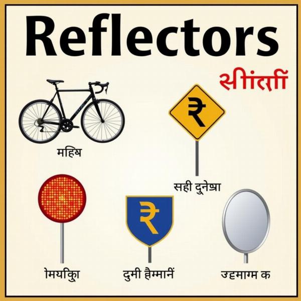 Types of Reflectors in Hindi