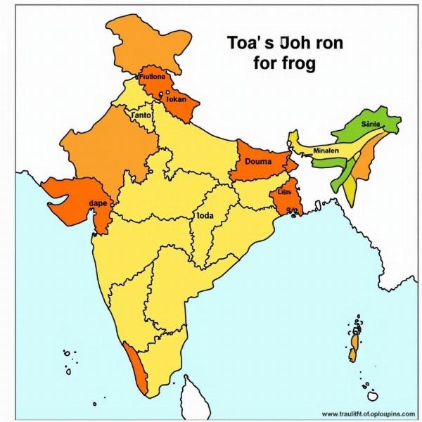 Regional Variations of "Toa" in India