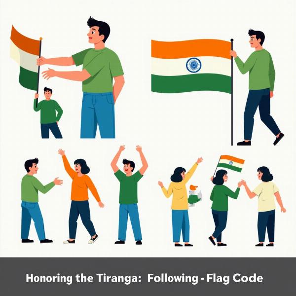 Respecting the Indian Flag Protocol