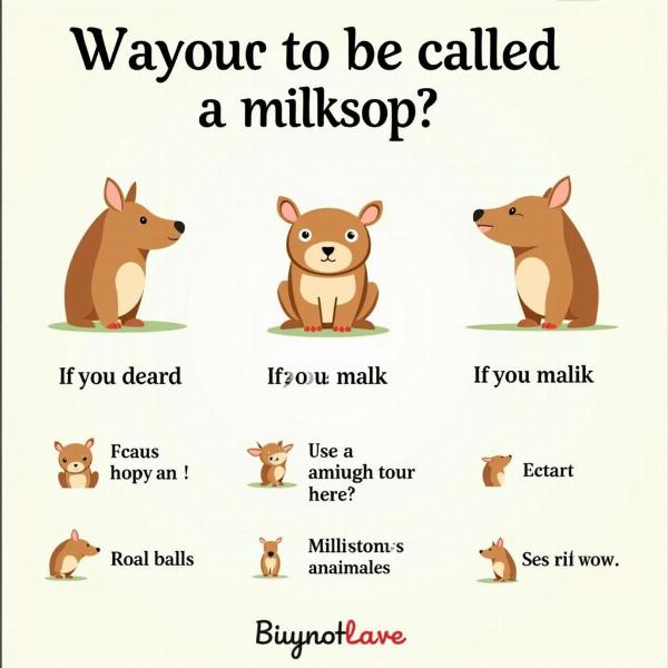 Responding to Milksop Insult