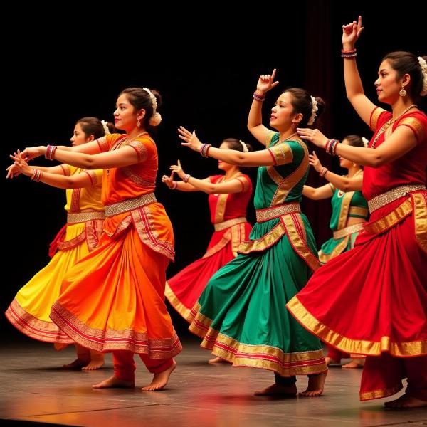 Rousing Performance of Indian Dance