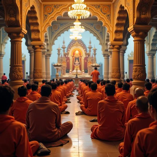 Seating in a Temple