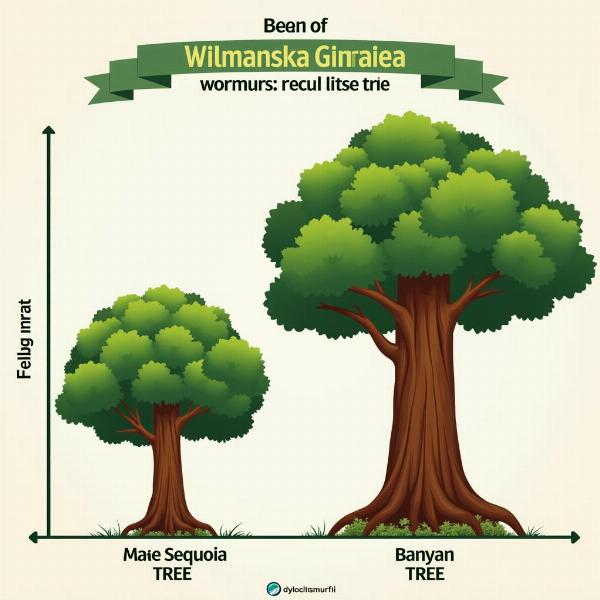 Size Comparison: Sequoia vs. Banyan Tree