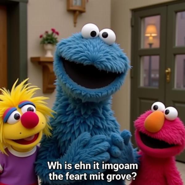 Sesame Street's Grover in Hindi