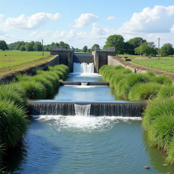 Spillway in an Irrigation System