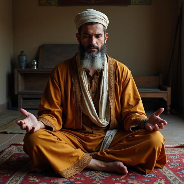 Sufi Rabbani in Meditation