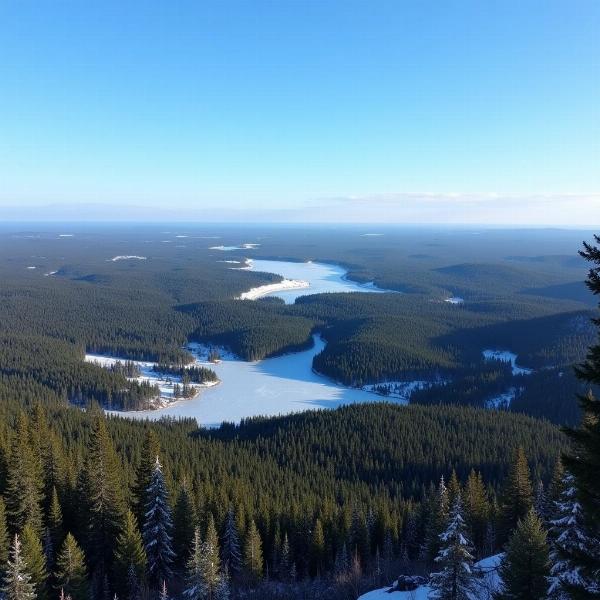 Vast Taiga Landscape