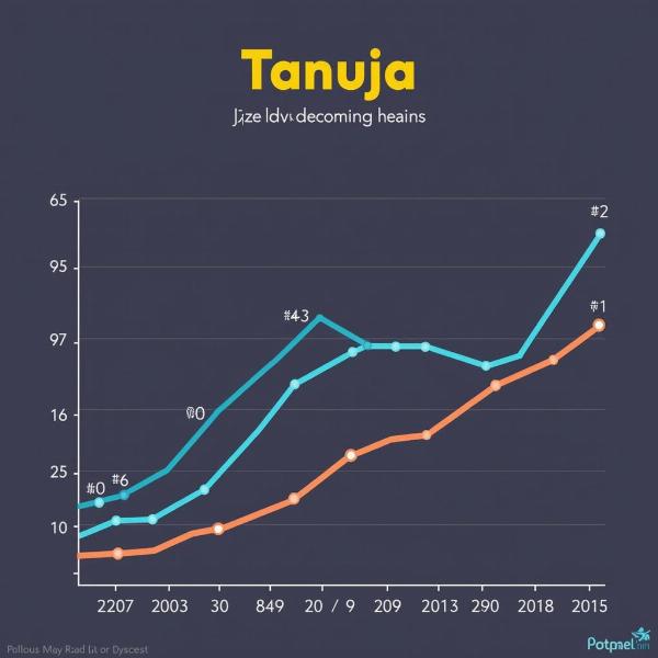 Popularity of Tanuja in India: A Visual Representation