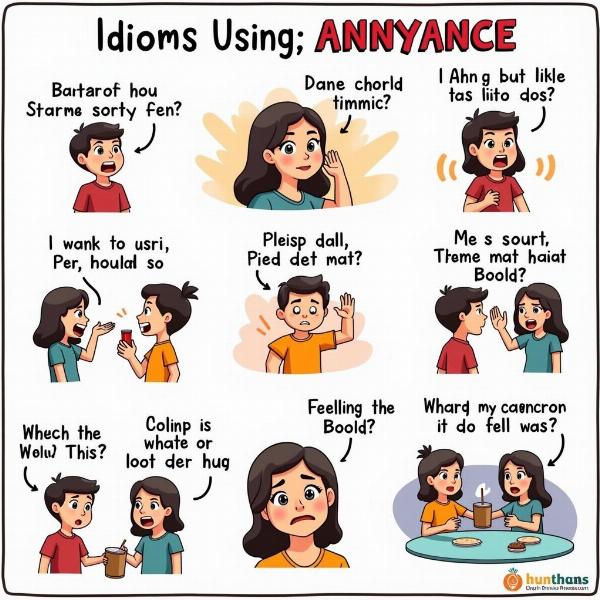 Hindi Idioms for Annoyance