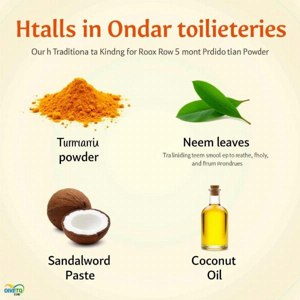 Traditional Indian Toiletries