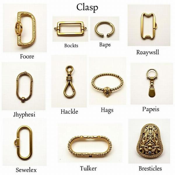 Different Types of Clasps in Hindi