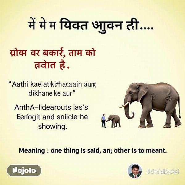 Understanding Hindi Idioms