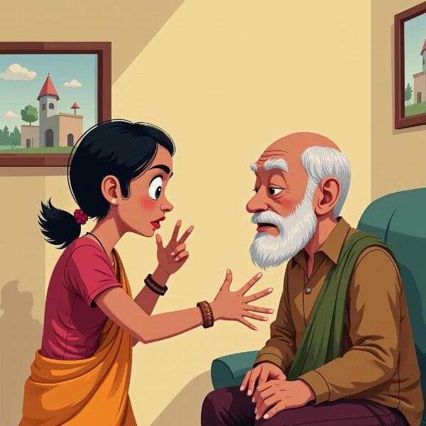 Depiction of Unfilial Behavior in Indian Family