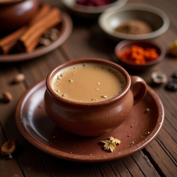 Unsweetened Chai in India