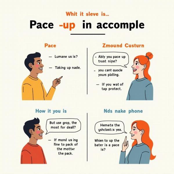 Using "Pace Up" Correctly in Hindi