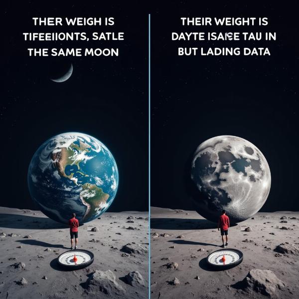 Comparison of Weight and Mass