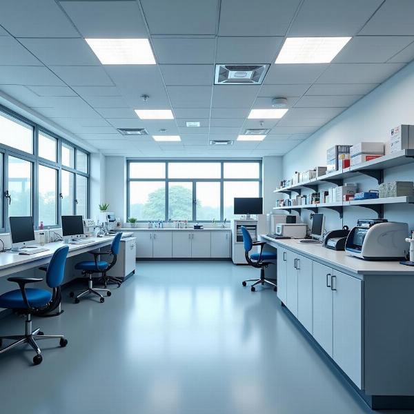 Well-equipped laboratory in India