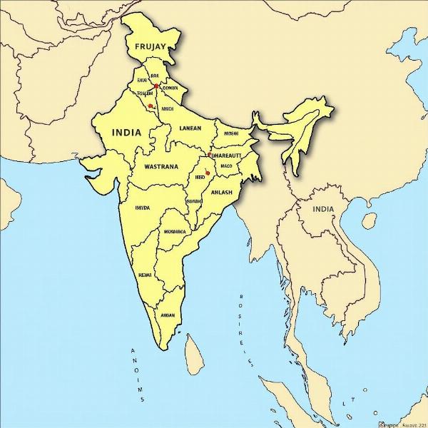 Map of West Bengal